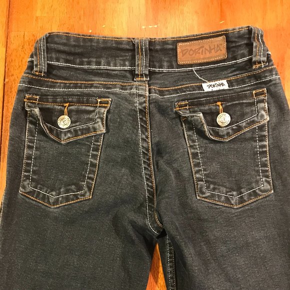 Dorinha boot cut low rise black jeans - Picture 2 of 5